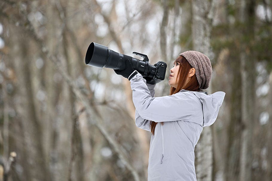 Natsumi Handa with NIKKOR Z 180-600mm f/5.6-6.3 VR Super-telephoto Lens | Nikon Cameras, Lenses & Accessories