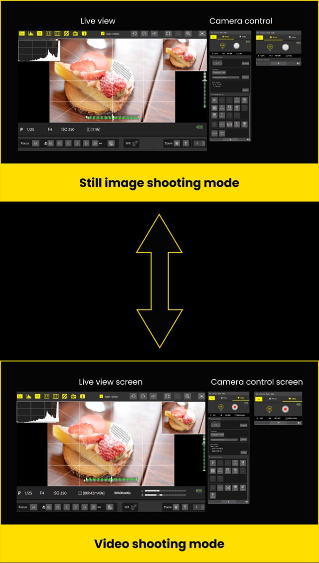 New Shooting Mode Interface with Nikon NX Tether version 2.0.0 | Nikon Cameras, Lenses & Accessories
